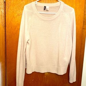 H&M soft beige sweater